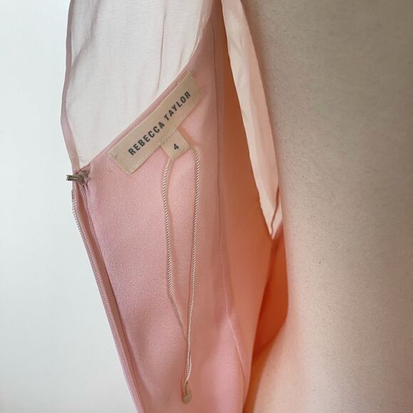 Rebecca Taylor Ruffle Sleeve Pink Mini Dress - Picture 4 of 6